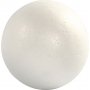 Piepschuim balletjes - wit - 14 -8 cm