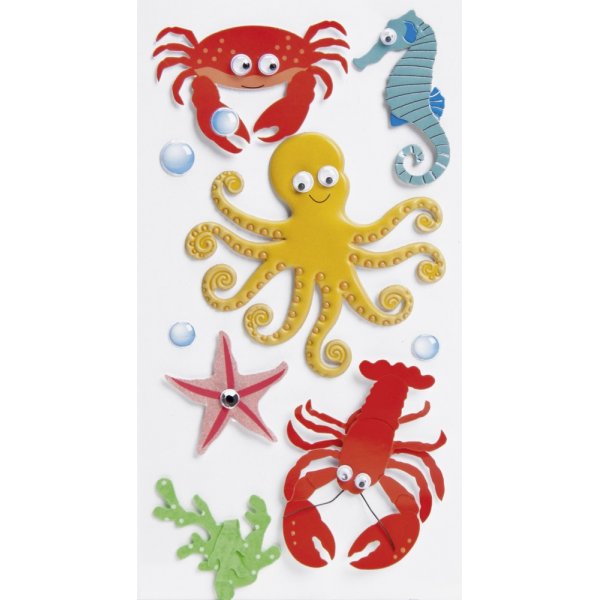 Stickermix - Zeedieren