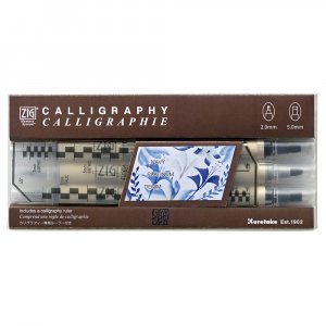 ZIG MS Kalligrafie platina blauw - 3-delige set ZIG MS Kalligrafie platina blauw - 3-delige set