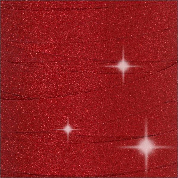 Cadeaukoord - rood - glitter - 100 m Cadeaukoord - rood - glitter - 100 m