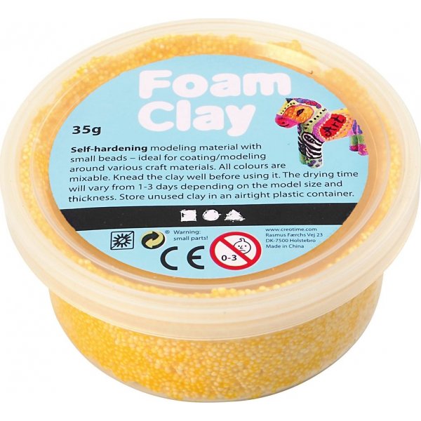 Foam Clay - geel - 35 gr