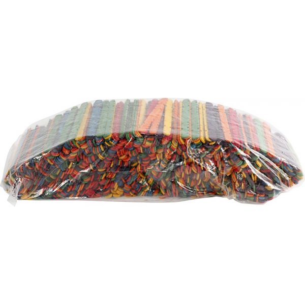 Constructiestokjes - gemengde kleuren - 1000 st