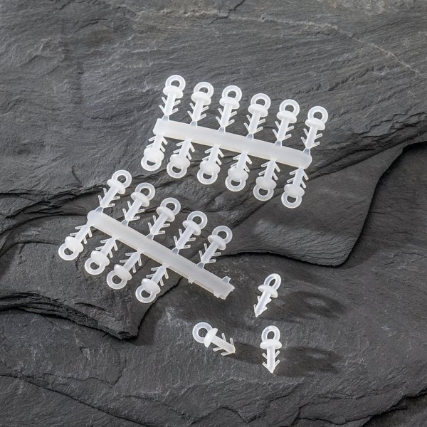 Hanger - kleurloos 25 st. plastic
