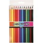 Colortime Kleurpotloden - gemengde kleuren - JUMBO - 12 st