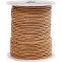 Leren koord - beige - 2 mm - 50 m