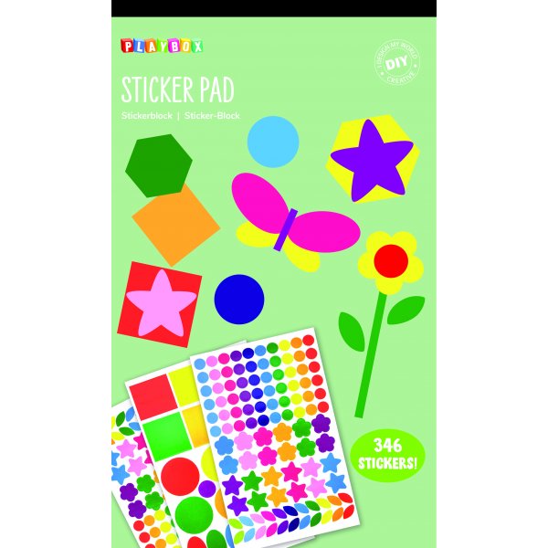 Plakboek met stickers Plakboek met stickers