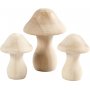 Sponzen van gedraaid hout - 3 st