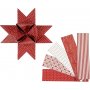 Sterstroken - rood - wit - 18 cm - 40 stroken