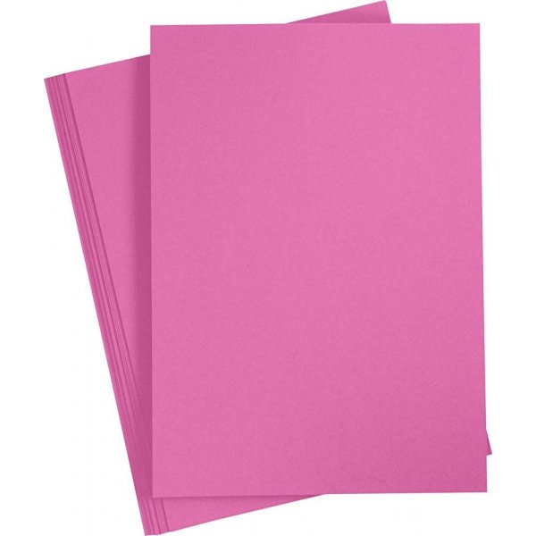 Gekleurd Karton - roze - A4 - 180 gr - 20 vellen