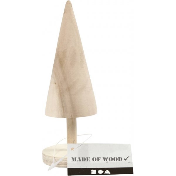 Houten dennenboom - �5 cm