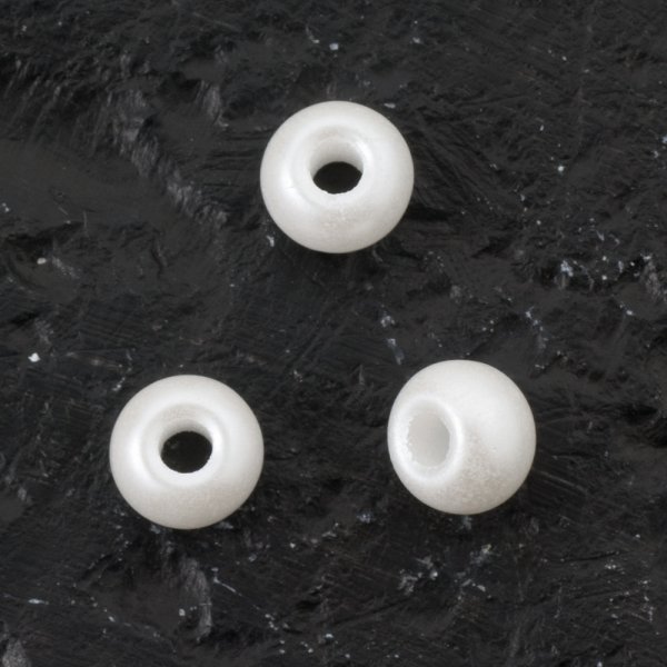 Glaswaskralen 5,5 mm Wit - 30 st