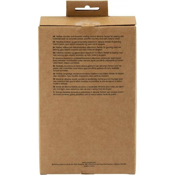 Siliconen mal - Gecanneleerde cilinder met strik Siliconen mal - Gecanneleerde cilinder met strik