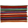 Pijpenrager - 6 mm - gemengde kleuren - gestreept - 30 st
