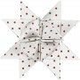 Sterstroken - rood - wit - 6,5+11,5 cm - 60 stroken