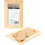 Houten lijst met glas - 10,5x15,6 cm