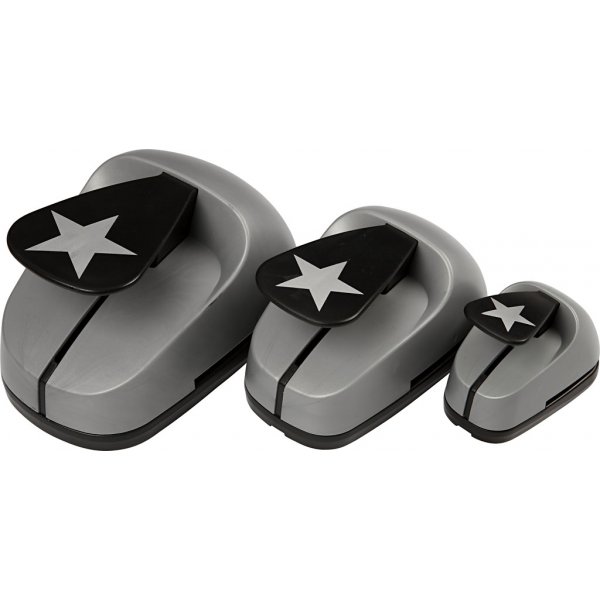 Laag-op-laag ponsen - Ster - 3 st Laag-op-laag ponsen - Ster - 3 st