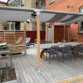Klant imago Heathered luifeldoek - Heathered lichtgrijs - 130 cm