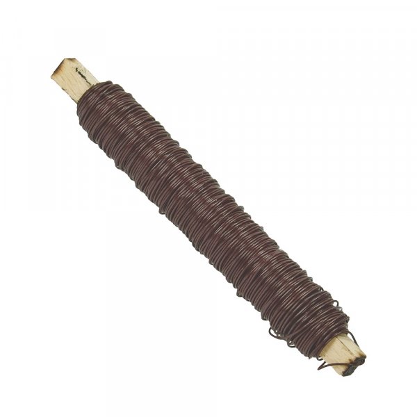 Draad op rol 0,70 mm - bruin 100 g
