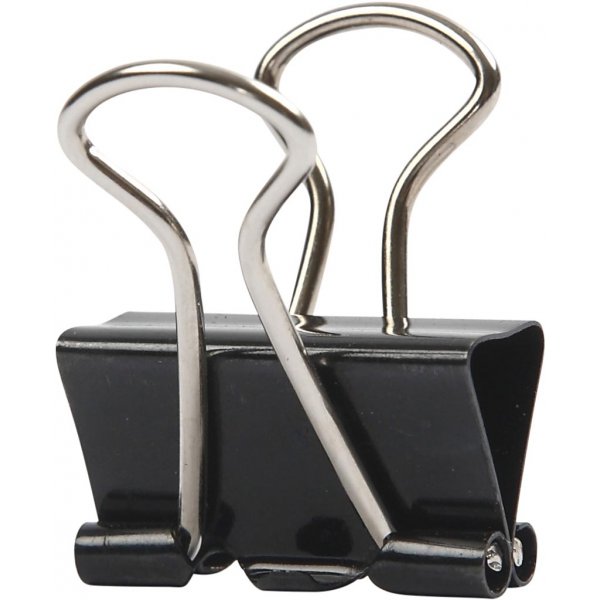 Clips - zwart - 19 mm - 40 st Clips - zwart - 19 mm - 40 st