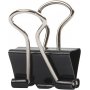 Clips - zwart - 19 mm - 40 st