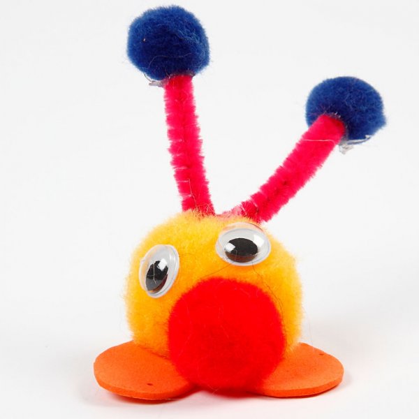 Pompons - gemengde kleuren - 200 g Pompons - gemengde kleuren - 200 g