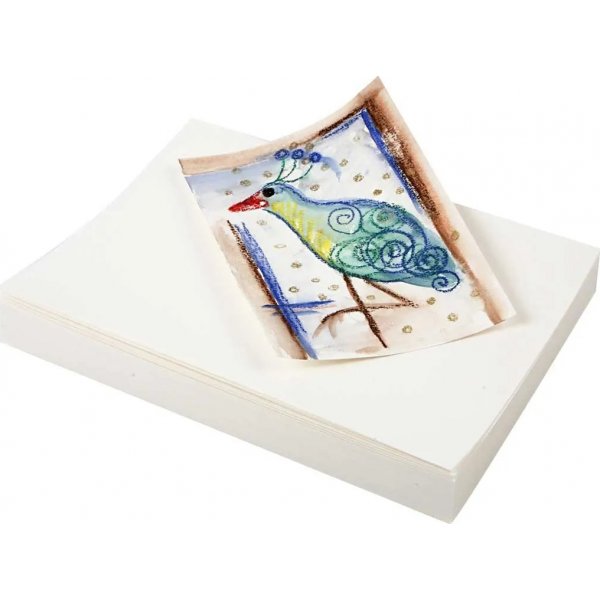 Aquarelpapier - wit - A5 - 200 gr - 100 vellen