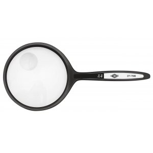 Vergrootglas 6,35 cm - 2x en 4x vergroting Vergrootglas 6,35 cm - 2x en 4x vergroting