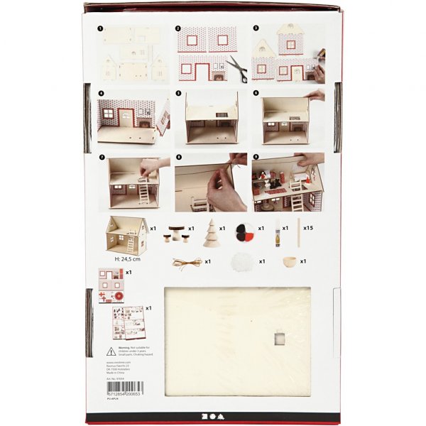 De knutselset - Het huis van de Kerstman De knutselset - Het huis van de Kerstman