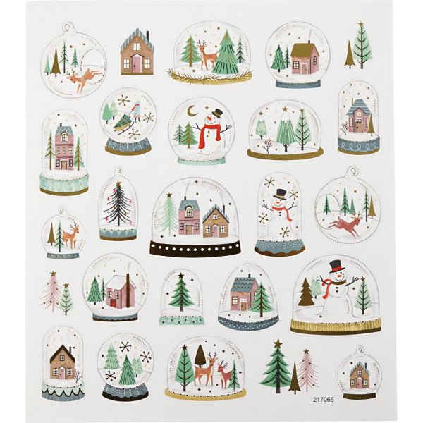 Stickers - sneeuwbollen Stickers - sneeuwbollen