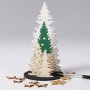 Doe-het-zelf houten figuren - kerstbomen