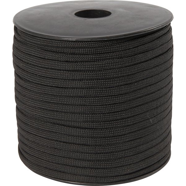 Stropdaskoord - zwart - 50 m Stropdaskoord - zwart - 50 m