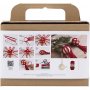DIY Kit Kerstboomballen - Kerstrood - Macrame