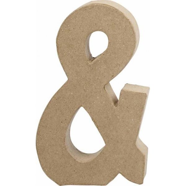 Kartonnen symbool - & - 5 cm