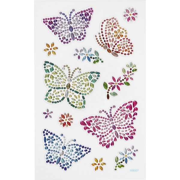 Diamantstickers - vlinders