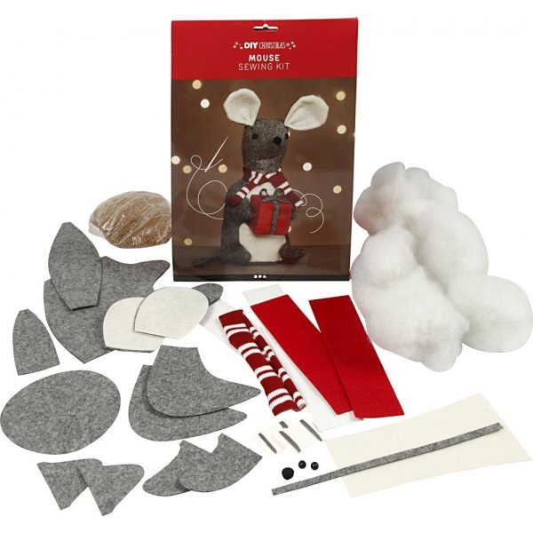 Knutselset - Kerstmuis