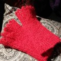 Klant imago DROPS Geborsteld Alpaca Zijde garen - 25g - Rood (07)