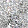 Glitter en pailletten - zilver - 6 x 5 gr