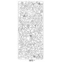 Peel offs - Bloemen met vlinders