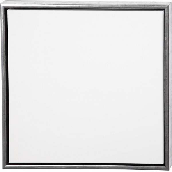 ArtistLine Canvas met lijst - antiek zilver/wit - 54x54 cm ArtistLine Canvas met lijst - antiek zilver/wit - 54x54 cm