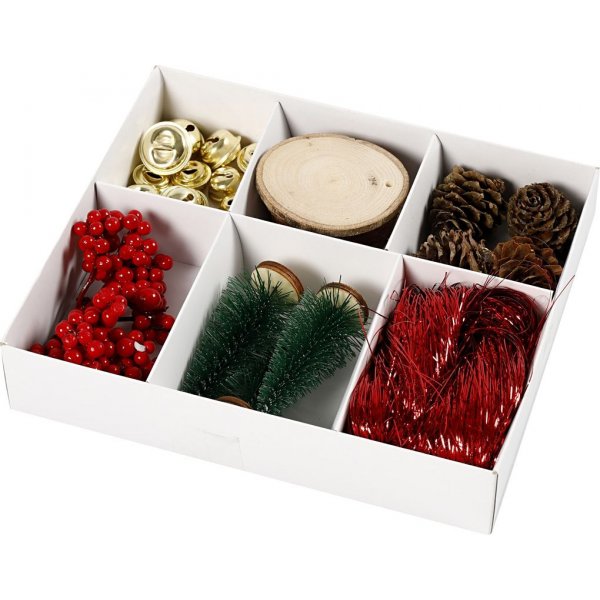 Cadeauversieringen - ouderwets - 6 st