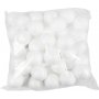 Piepschuim bollen - wit - 5 cm - 50 st