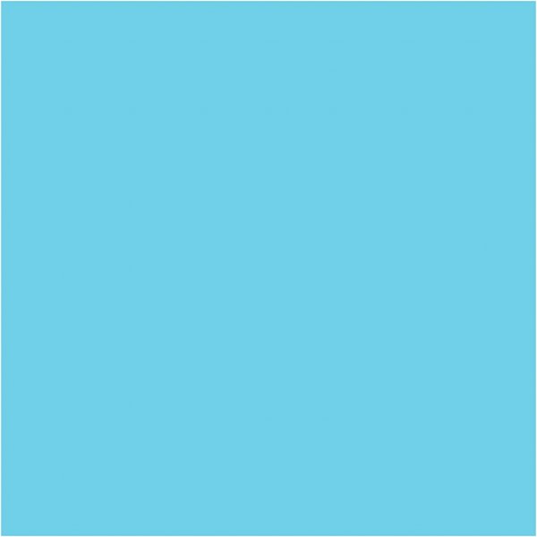 Bloklamp - lichtblauw - 50 mm - 6 st