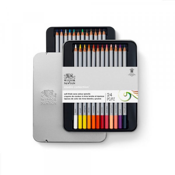 Winsor & Newton Kleurpotlodenset - 24 potloden