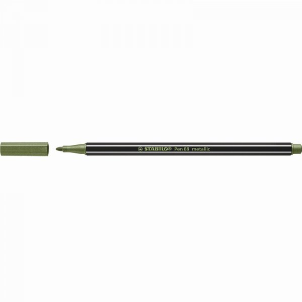 Vezelpen Pen 68 Metallic - Lichtgroen