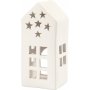 Warmtekaarshouder - wit - 7 x 7 cm 8 st