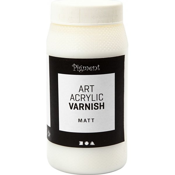 Art Acrylic eindvernis - mat transparant - wit - 500 ml