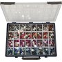 Strasstenen - gemengde kleuren - 6-16 mm - 32 x 360 st