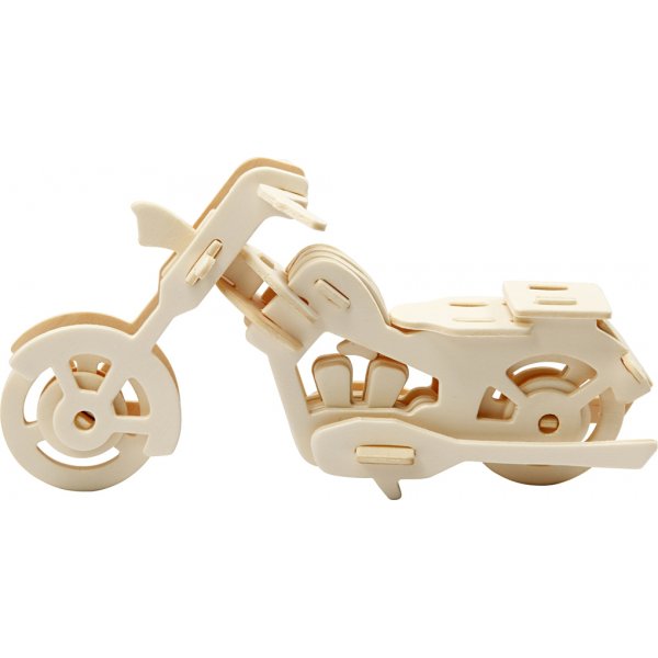 3D-bouwfiguur - motorfiets 3D-bouwfiguur - motorfiets