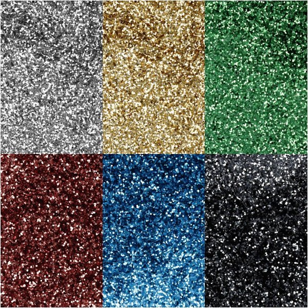 Bio-mica - gemengde kleuren - 6x10 gr