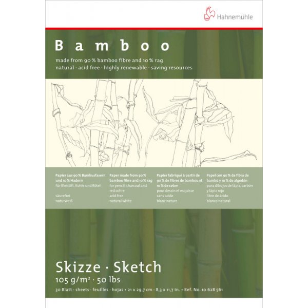 Schetsblok Schets Bamboe 105g